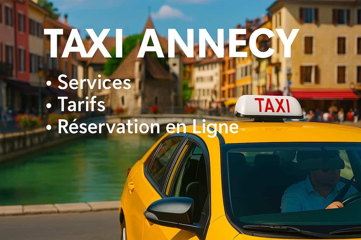 Taxi Annecy : Services, Tarifs et Réservation en Ligne