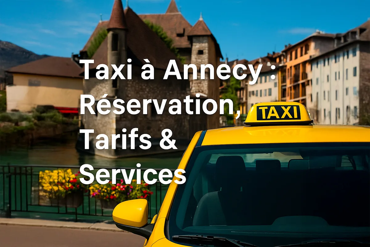 Déplacements à Annecy : Réservation, Tarifs & Services | Station Taxi Annecy
