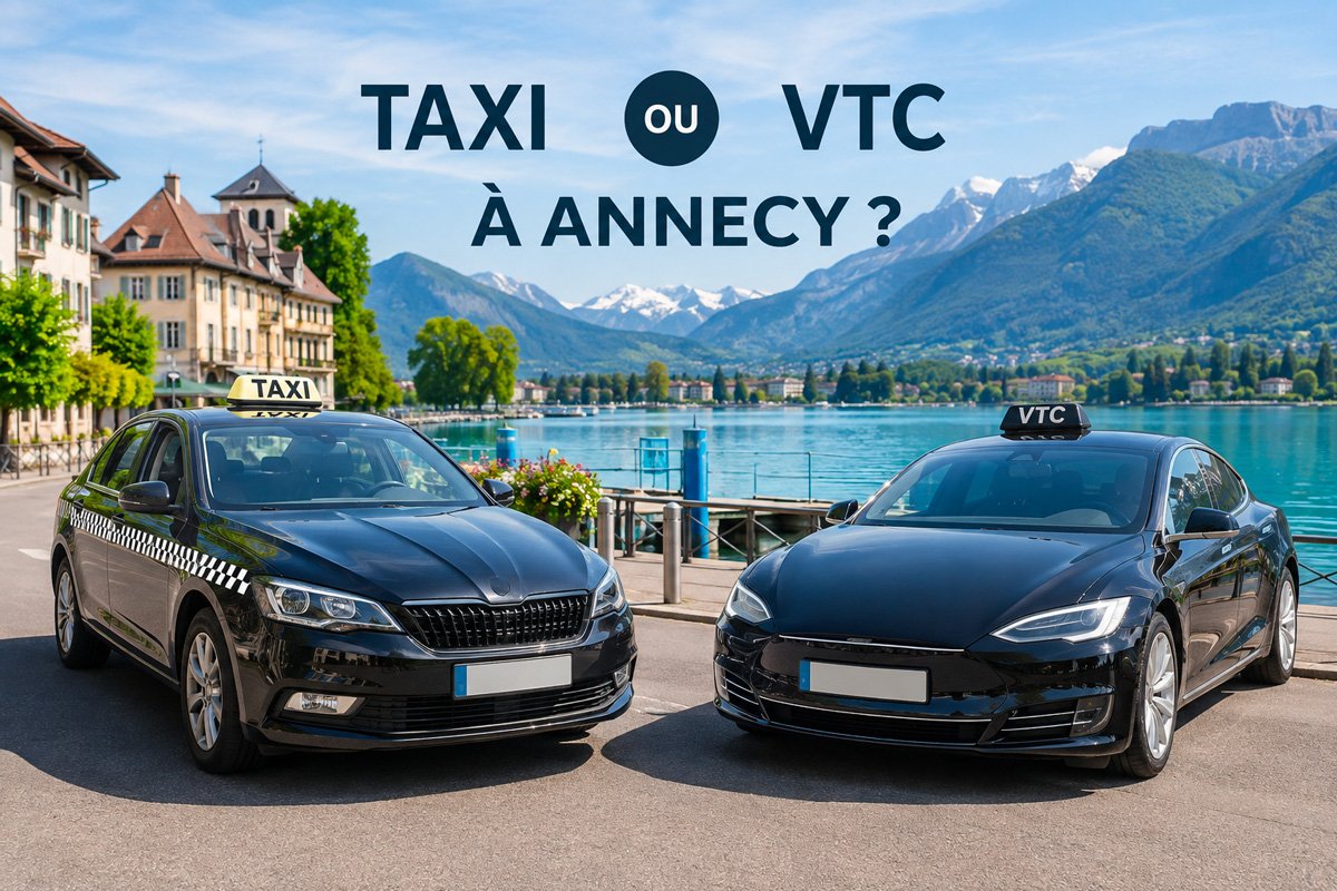 Taxi ou VTC à Annecy : lequel choisir vraiment ?