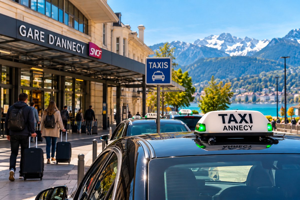 Station Taxi Annecy 74 : où trouver un taxi et comment le prendre sans attendre ?
